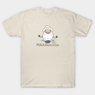 Sheep - wordplay - Meditation T-Shirt
